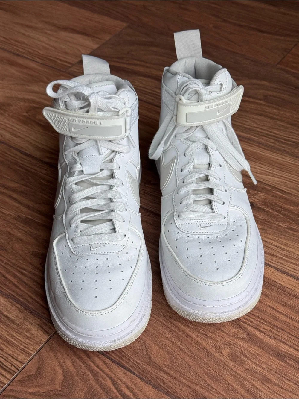 Mens Boots Nike Air Force 1 High 'Summit White Light Bone'